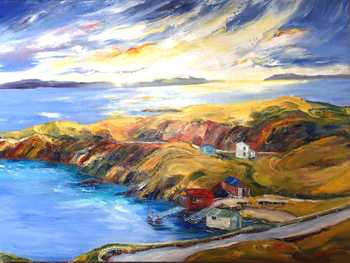 Change Islands II, Original oil painting by Brenda McClellan