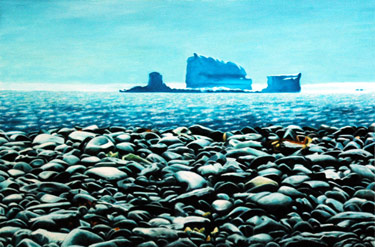 original artwork by David Baltzer, Barachois & Berg (Ferryland)