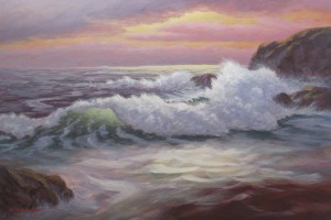 Evening Tides -painting by Doug Downey 