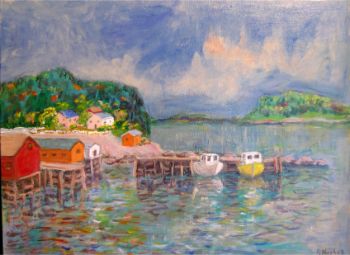 Rushoon Grass Island by Ilse Hughes 