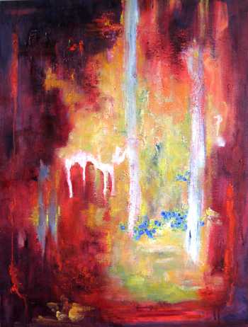 Blueberries, original oil painting by Brenda McClellan 