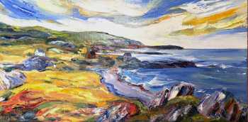 Keels I, original oil painting by Brenda McClellan 