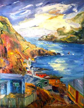 Out on the Narrows, original oil painting by Brenda McClellan 