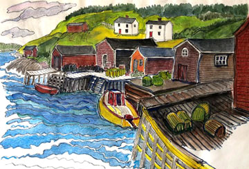 Original art by Sylvia Bendzsa of Petit Forte