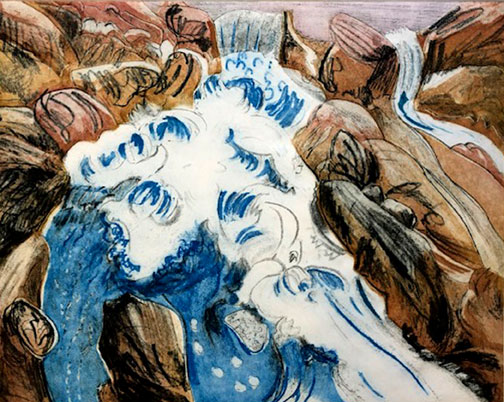 Original art by Sylvia Bendzsa -Streams of a River