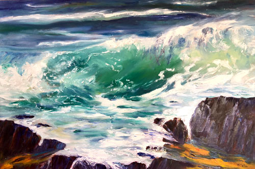 oil painting by Brenda McClellan