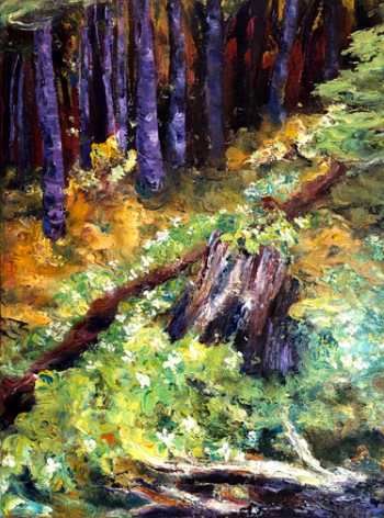 Red Rocks, Original oil painting by Brenda McClellan