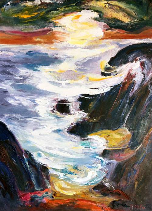 oil painting by Brenda McClellan